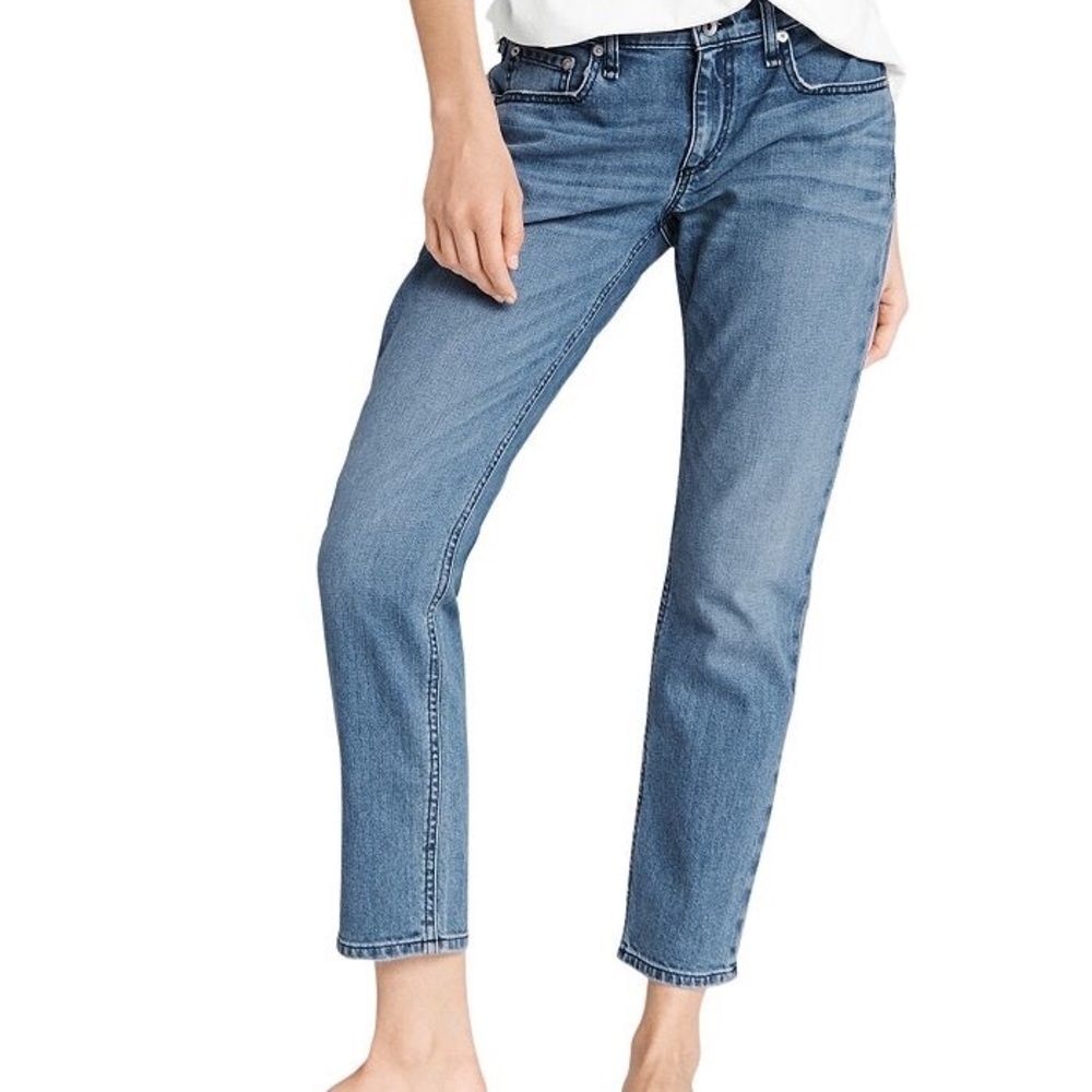 Rag & Bone Dre Low-Rise Boyfriend - Brighton Wash Size 32 Women’s - Picture 2 of 15